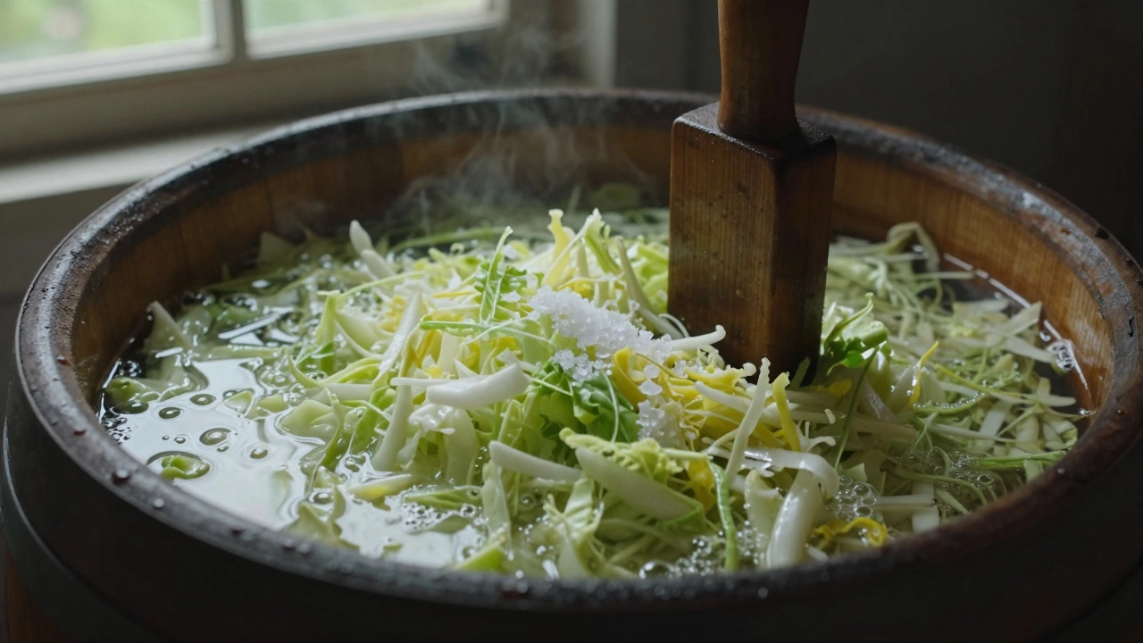 Какие процессы происходят при квашении и солении овощей?