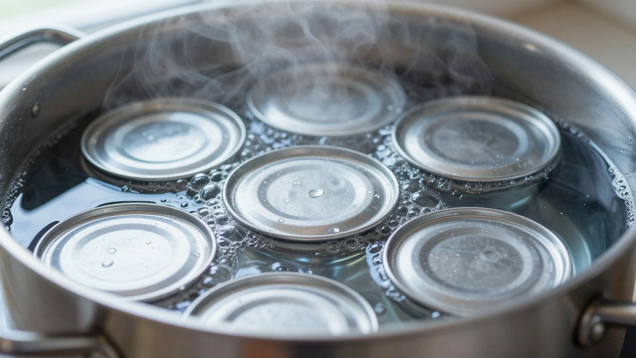 Сколько минут стерилизовать металлические крышки для консервации овощей: правила и рекомендации